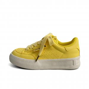 Slip Resistant Low Top Skateboard Shoes Women's City camel, желтый