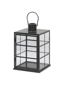 Beliani Фонарь BINTAN черного цвета - (Ш) 20 x (В) 33 x (Д) 20 см