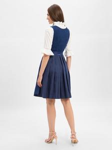 Широкая юбка в сборку Krüger Madl, индиго