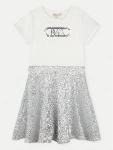 Платье на каждый день обычный крой R30173 M Michael Kors Kids, серебряный