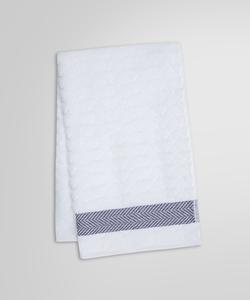 Турецкое хлопковое полотенце для лица в елочку