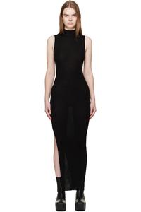 Платье-Миди Temple SL с черепахой Rick Owens, черный