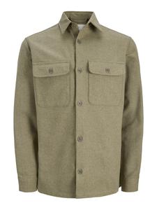 Рубашка на пуговицах классического кроя Jack & Jones Premium JJRAYLE, хаки