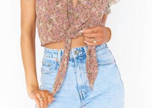 Топ Кимми в цветочном миксе Show Me Your Mumu, цвет floral mix