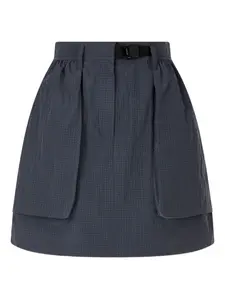 Юбка А-силуэта с поясом Tomboy, серый