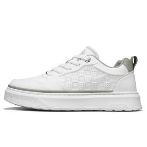 YEARCON Дышащие низкие скейтерские кроссовки мужские бело-зеленые, цвет White Green