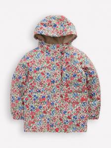 4-в-1 водонепроницаемое пальто с цветочным принтом Mini Boden, Pink