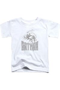 Футболка детская Batman Knight Sketch с коротким рукавом Gildan, белый