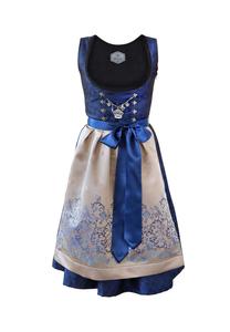 Миди-дирндли из 2 частей королевского синего цвета EDELNICE, цвет Blau Gold