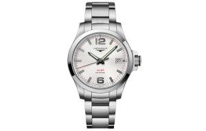 Часы Longines Conquest V.H.P, арт. L3.716.4.76.6, белый/серебристый