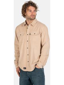 Рубашка Dual Shirt коричневого цвета Reell