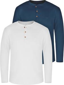 Normani Рубашка 2 x Funktionsunterhemd Langarm Shirt Skiunterwäsche für Damen in Dunkelblau