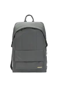 Нейлоновый рюкзак с клапаном Smith and Canova, серый