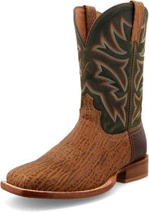 Ботинки Twisted X Men's 11 Tech X, широкий квадратный носок с Tech X, оливковый