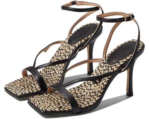 Туфли COACH Kaia Leather Sandal, черный
