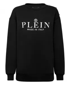 Толстовка как культовый элемент пленэра Philipp Plein, черный