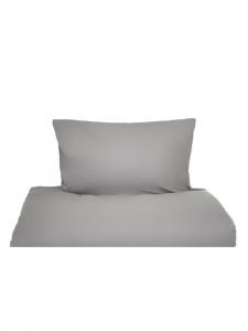 Однотонное постельное белье, 100% хлопок, серого цвета COFI 1453, 240 x 220 см