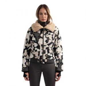 Женская горнолыжная куртка Sun Valley Kaido - светло-бежевого цвета