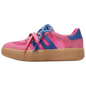 Низкие повседневные туфли для женщин BELLE, розово-красный