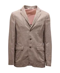 Хлопково-Льняной жакет в стиле «Альби» At.P.Co, коричневый