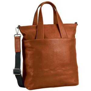Сумка Leonhard Heyden Hamburg Handtasche Leder 32 cm, коньячный
