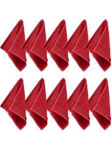 Erwin Müller Набор из 10 махровых мыльных полотенец Heidelberg красного цвета