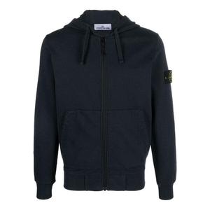 Толстовка full zip jacket 'navy blue' Stone Island, синий