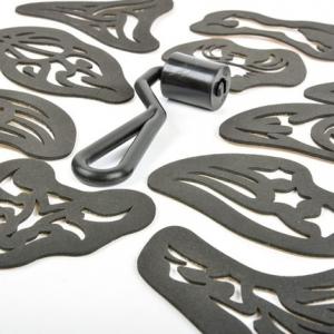 BIFULL Hair Tattoo Kit 12 моделей Черный Белый Стандартный