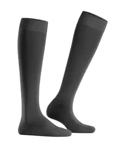 Высокие носки из шерсти и лиоцелла Falke, черный