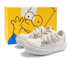 The Simpsons Кроссовки Unisex Low top черные/ванильные экрю/бежевые черные - ванильные экрю, цвет Vanilla Ecru