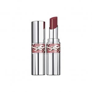 SAINT LAURENT Круглый тюбик серебристый розовый тюбик помада глянцевая натуральная питательная 3.2г