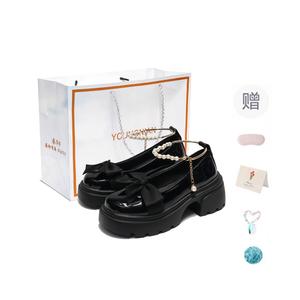 Yang Nianhua Женские туфли Мэри Джейн на массивном каблуке черные [Коробка] (Подарок в комплекте), цвет Black[Box]Gift Included