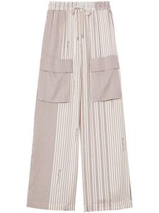 Атласные брюки TWINSET, нейтральный