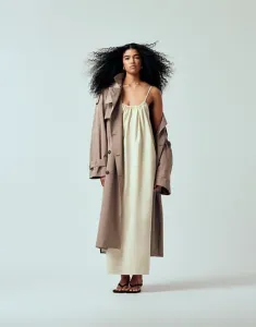 Платье макси с бретелями ASOS DESIGN