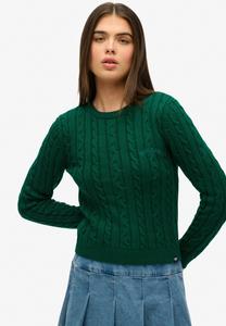 Джемпер Superdry & Co ESSENTIALS CABLE, Sharp Green/Green