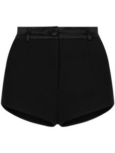 Dolce & Gabbana шорты строгого кроя с завышенной талией, черный