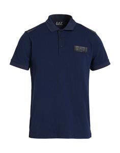 Рубашка поло Ea7, темно-синий