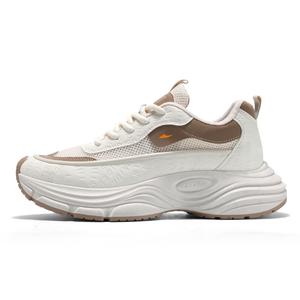 Износостойкая дышащая повседневная обувь для увеличения роста для мужчин Kuding, White Black