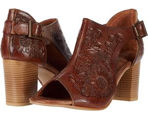 Туфли Roper Mika Closed Back, цвет Tan Floral Tooled Leather