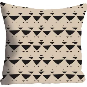 Декоративная подушка queence Треугольники, чехол без наполнителя, 1 штука Queence, Bunt + bedruckt