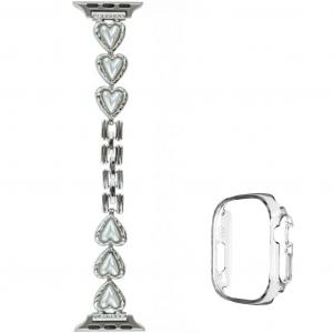 CHENSONG Часы Strap Apple Compatibility Metal 142mm, Silver