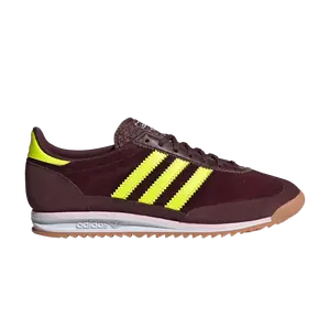 Кроссовки adidas Wmns SL72 OG Aurora Ruby Solar Yellow Velvet, красный