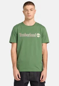 Футболка с линейным логотипом Timberland, Medium Green