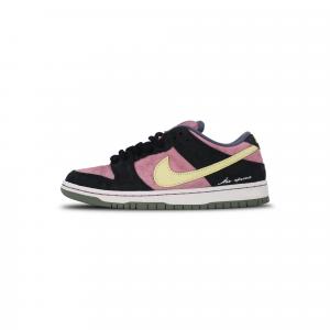 Nike Кроссовки для скейтбординга Dunk SB Berry Black Milk Crisps с устойчивостью к истиранию, низкие, унисекс