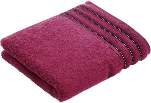 Полотенце Vossen "Cult de Luxe", (2 шт.), с блестящей каймой, фиолетовый