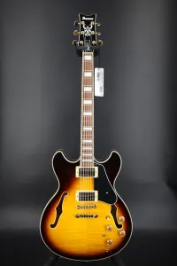 Ibanez JSM10EM-TTB Джон Скофилд Подпись Двухцветный Бурст