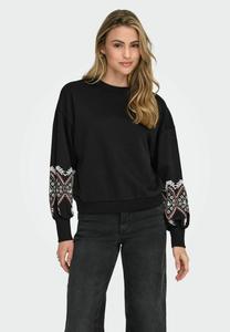Толстовка ONLY ONLBROOKE O NECK NOOS, Black