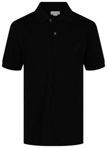 Рубашка-поло Alexander McQueen с черепом, черная