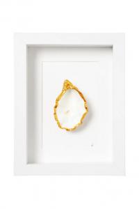 Настенное украшение в рамке «Ойстер» 22 х 17 см Maria El Mar, белый
