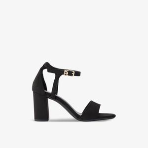 Босоножки Faryn из замши на каблуке Kg Kurt Geiger, черный